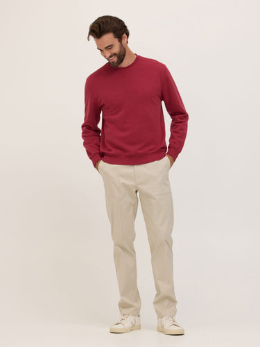 Dallas Triblend Fleece Relaxed Crew Pullover Mens Outerwear Sweatshirt Threads 4 Thought