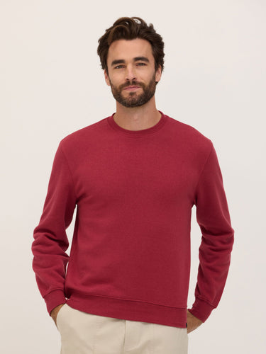 Dallas Triblend Fleece Relaxed Crew Pullover Mens Outerwear Sweatshirt Threads 4 Thought