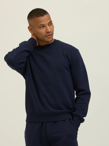 Dallas Triblend Fleece Relaxed Crew Pullover Mens Outerwear Sweatshirt Threads 4 Thought