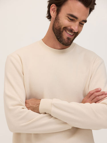 Dallas Triblend Fleece Relaxed Crew Pullover Mens Outerwear Sweatshirt Threads 4 Thought