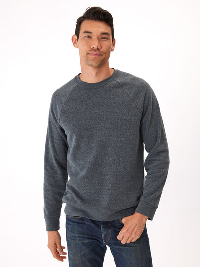 Triblend Long Sleeve Raglan Sweatshirt Mens Outerwear Sweatshirt Threads 4 Thought