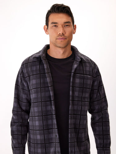 Printed Fleece Shirt Mens Tops Tshirt Long Threads 4 Thought