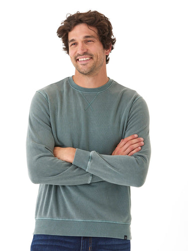 Mineral Wash Fleece Crew Mens Outerwear Sweatshirt Threads 4 Thought