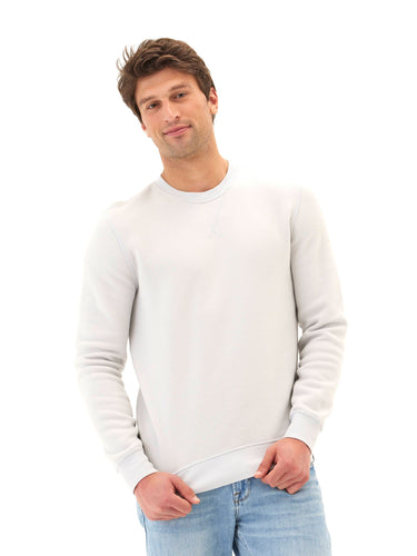 Mineral Wash Fleece Crew Mens Tops Tshirt Short Threads 4 Thought