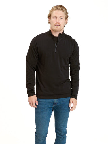 Kace Featherweight Lounge Mock Neck Mens Outerwear Sweatshirt Threads 4 Thought