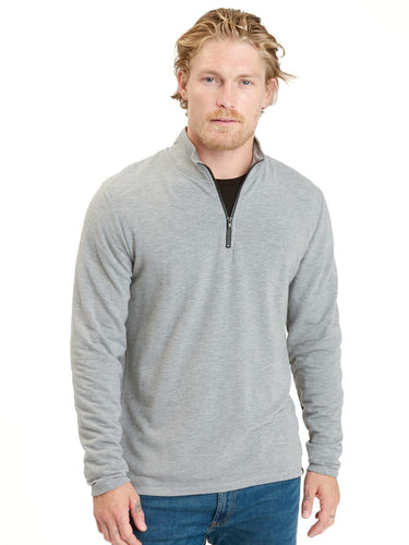 Kace Featherweight Lounge Mock Neck Mens Outerwear Sweatshirt Threads 4 Thought