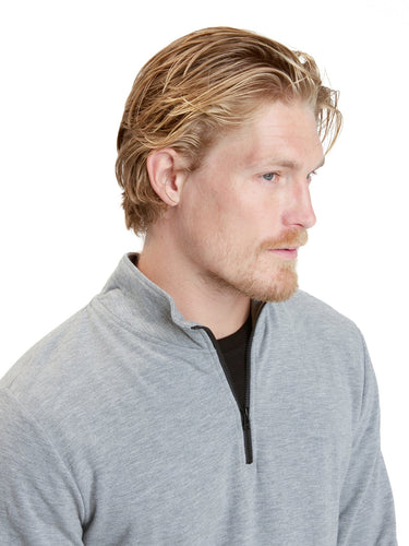 Kace Featherweight Lounge Mock Neck Mens Outerwear Sweatshirt Threads 4 Thought