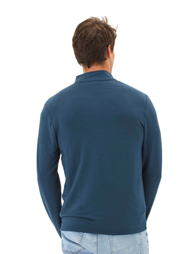 Kace Modal Terry 1/4-Zip Mock Neck Mens Outerwear Sweatshirt Threads 4 Thought