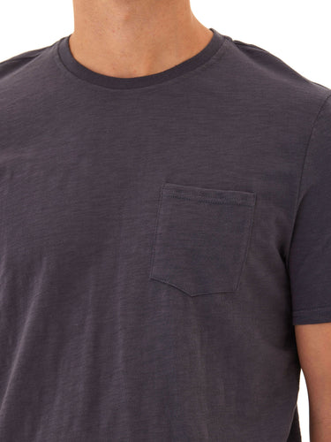 Slub Jersey Crew Neck Pocket Tee Mens Tops Tshirt Short Threads 4 Thought