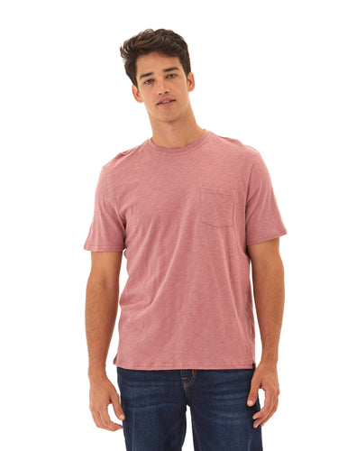 Slub Jersey Crew Neck Pocket Tee Mens Tops Tshirt Short Threads 4 Thought