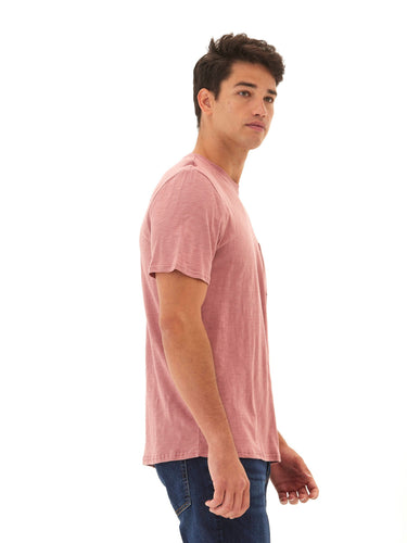Slub Jersey Crew Neck Pocket Tee Mens Tops Tshirt Short Threads 4 Thought