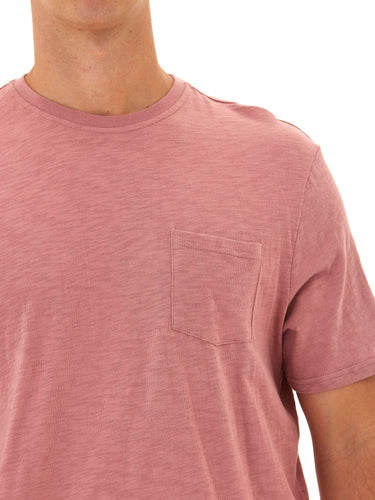 Slub Jersey Crew Neck Pocket Tee Mens Tops Tshirt Short Threads 4 Thought