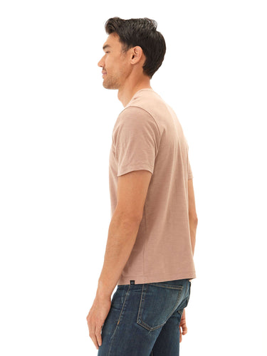Slub Jersey V-Neck Tee Mens Tops Tshirt Short Threads 4 Thought