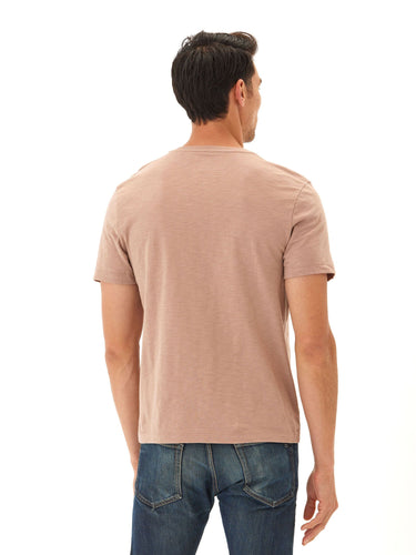 Slub Jersey V-Neck Tee Mens Tops Tshirt Short Threads 4 Thought