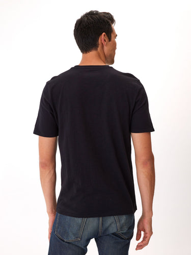 Short Sleeve Slub V-Neck Tee Mens Tops Tshirt Short Threads 4 Thought