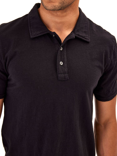Slub Jersey Polo Mens Tops Tshirt Short Threads 4 Thought