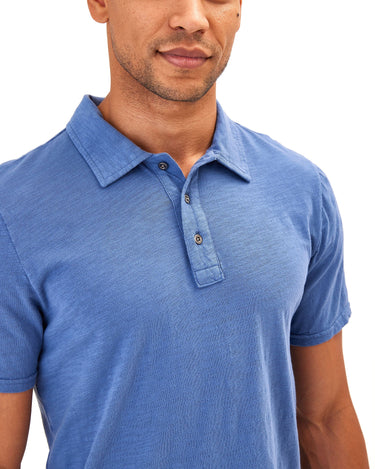 Slub Jersey Polo Mens Tops Tshirt Short Threads 4 Thought