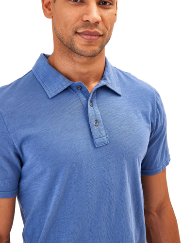 Slub Jersey Polo Mens Tops Tshirt Short Threads 4 Thought