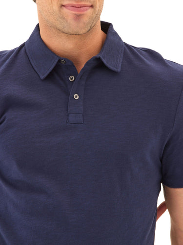 Slub Jersey Polo Mens Tops Tshirt Short Polo Threads 4 Thought