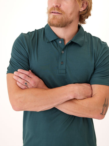 Henrique Luxe Jersey Polo Mens Tops Tshirt Short Threads 4 Thought