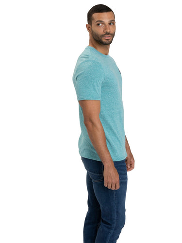 Mountain Nature Embroidery Tee Mens Tops Tshirt Short Threads 4 Thought