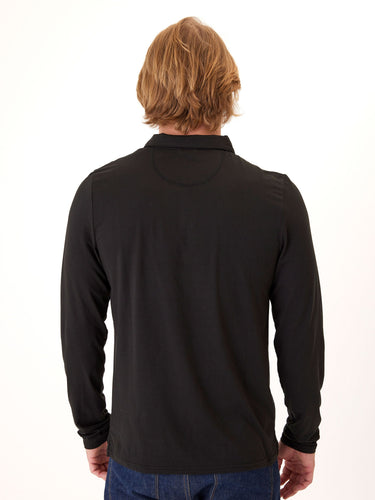 Luxe Jersey Long Sleeve Polo Mens Tops Tshirt Long Threads 4 Thought