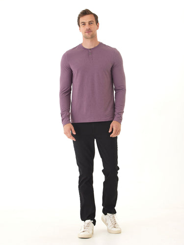 Frederick Luxe Jersey Long Sleeve 2 Button Henley Threads 4 Thought