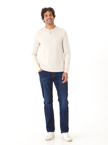 Frederick Luxe Jersey Long Sleeve Henley Mens Tops Tshirt Long Henley Threads 4 Thought