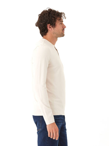 Frederick Luxe Jersey Long Sleeve Henley Mens Tops Tshirt Long Henley Threads 4 Thought