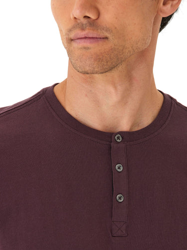 Chester Organic Cotton Henley Mens Tops Tshirt Short Henley Threads 4 Thought