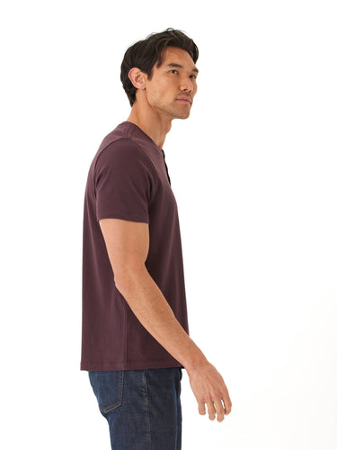 Chester Organic Cotton Henley Mens Tops Tshirt Short Henley Threads 4 Thought