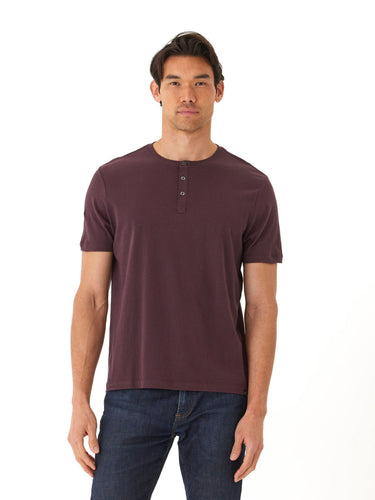 Chester Organic Cotton Henley Mens Tops Tshirt Short Henley Threads 4 Thought