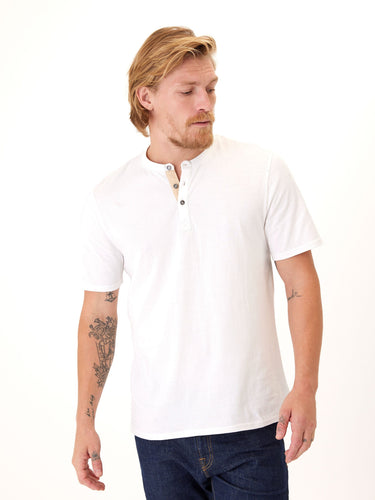 Chester Classic Jersey Contrast Henley Mens Tops Tshirt Short Threads 4 Thought