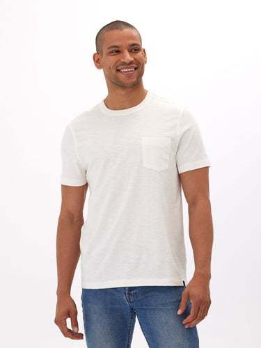Ryker Slub Jersey Pocket Tee Mens Tops Tshirt Short Threads 4 Thought
