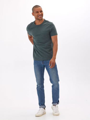 Ryker Slub Jersey Pocket Tee Mens Tops Tshirt Short Threads 4 Thought