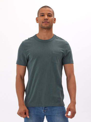 Ryker Slub Jersey Pocket Tee Mens Tops Tshirt Short Threads 4 Thought