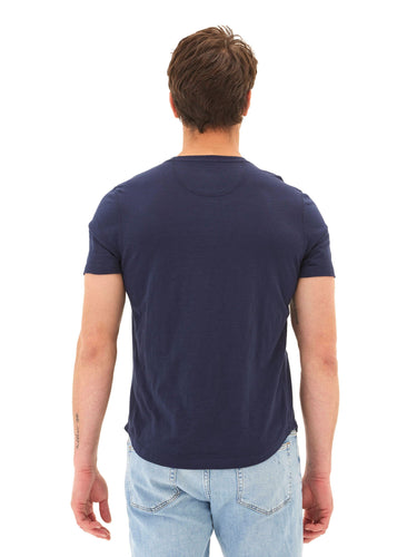 Heath Slub Jersey Short Sleeve Henley Mens Tops Tshirt Short Threads 4 Thought
