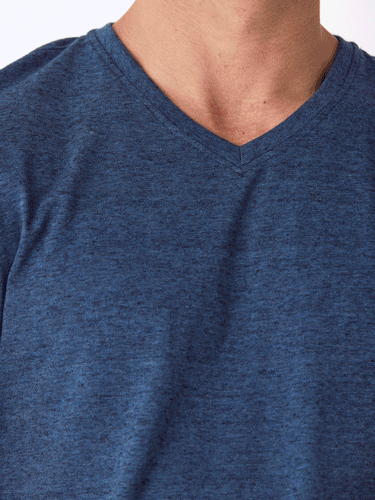 Black Fleck Triblend Tee Mens Tops Tshirt Short Threads 4 Thought