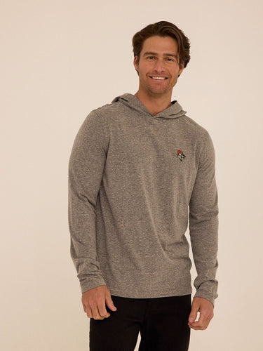 Triblend Embroidery Hoodie Tee Mens Tops Tshirt Long Threads 4 Thought