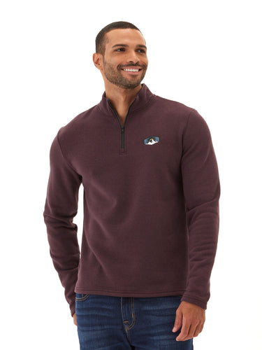 Kace Triblend Fleece Tall Peak Embroidered 1/4-Zip Threads 4 Thought