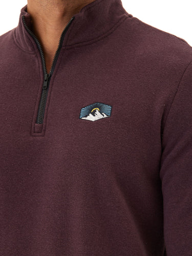 Kace Triblend Fleece Tall Peak Embroidered 1/4-Zip Threads 4 Thought