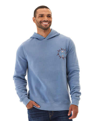 Mineral Wash Sun Love Graphic Pullover Hoodie Mens Outerwear Sweatshirt Threads 4 Thought