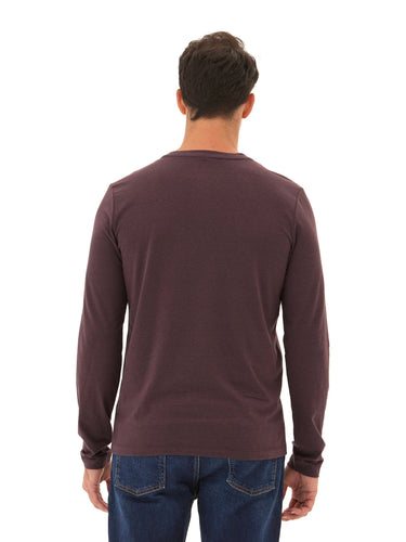 Austin Triblend 2 Button Long Sleeve Henley Mens Tops Tshirt Long Henley Threads 4 Thought