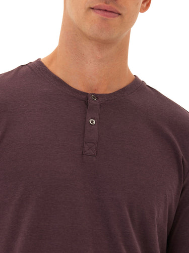 Austin Triblend 2 Button Long Sleeve Henley Mens Tops Tshirt Long Henley Threads 4 Thought