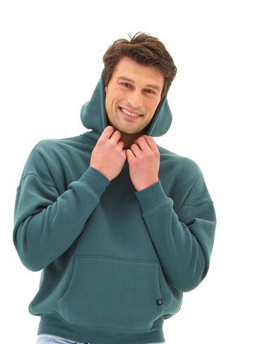 Marcel Triblend Fleece Oversized Hoodie Mens Outerwear Sweatshirt Threads 4 Thought