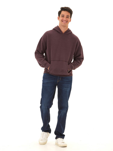 Marcel Triblend Fleece Oversized Hoodie Mens Outerwear Sweatshirt Threads 4 Thought