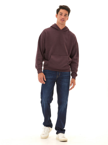 Marcel Triblend Fleece Oversized Hoodie Mens Outerwear Sweatshirt Threads 4 Thought
