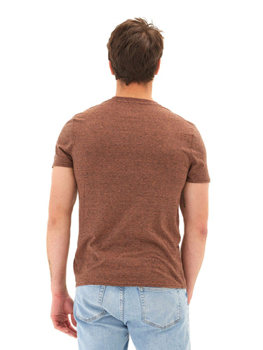 Black Fleck Triblend Crew Mens Tops Tshirt Short Threads 4 Thought