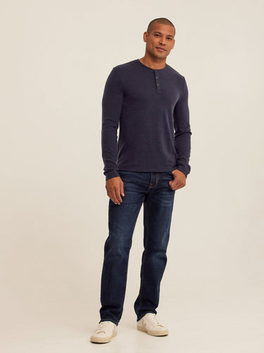 Elias Sweater Knit Long Sleeve Henley Mens Outerwear Sweater Threads 4 Thought