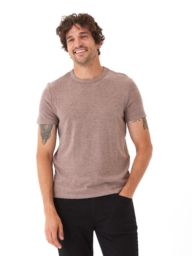 Gil Sweater Knit Short Sleeve Tee Mens Outerwear Sweater Threads 4 Thought